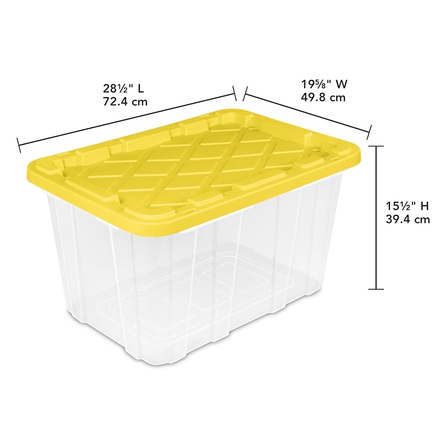 Amazon.com - Sterilite 8-Pack 27 Gallon Industrial Tote